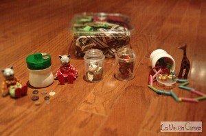 Re-used plastic food packages